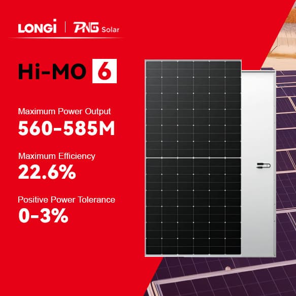 Longi Hi-MO 6 580W Mono PERC Solar Panel
