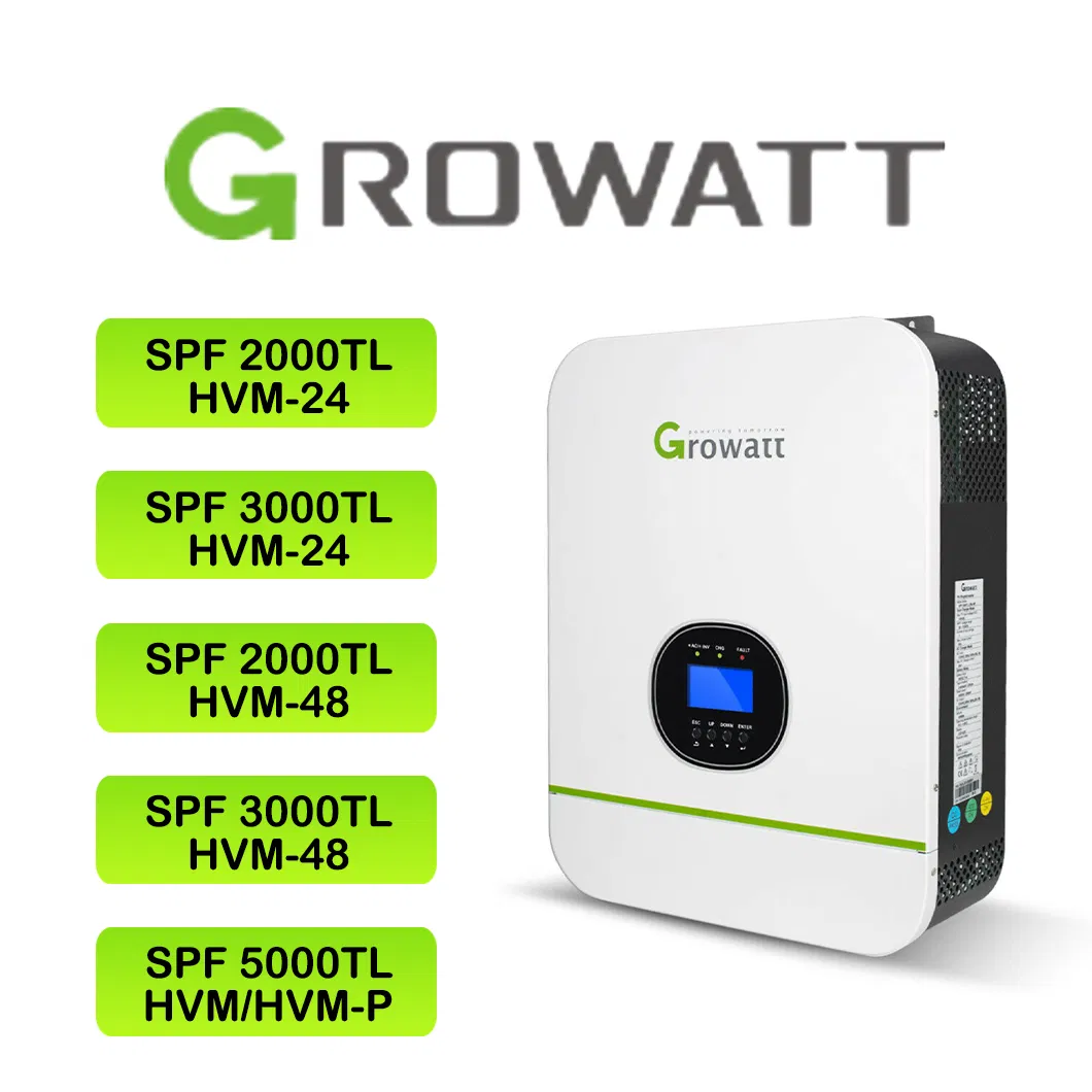 Growatt SPF 5000TL HVM 5kW Hybrid Inverter